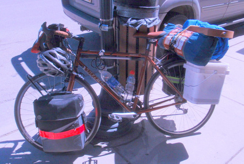 Bike with Interesting Touring Configuration.